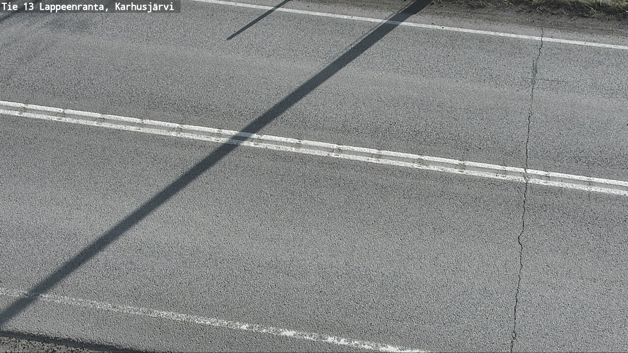 Weather Camera Image Väg 13 Karhusjärvi, Lappeenranta, Etelä-Karjala