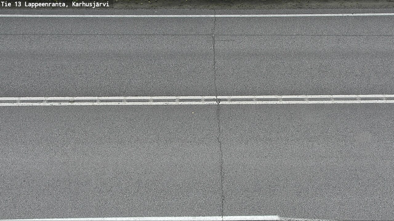 Weather Camera Image Väg 13 Karhusjärvi, Lappeenranta, Etelä-Karjala