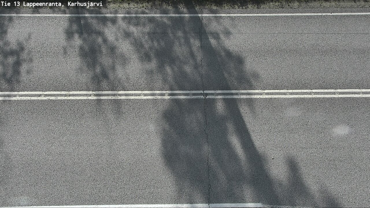 Weather Camera Image Väg 13 Karhusjärvi, Lappeenranta, Etelä-Karjala