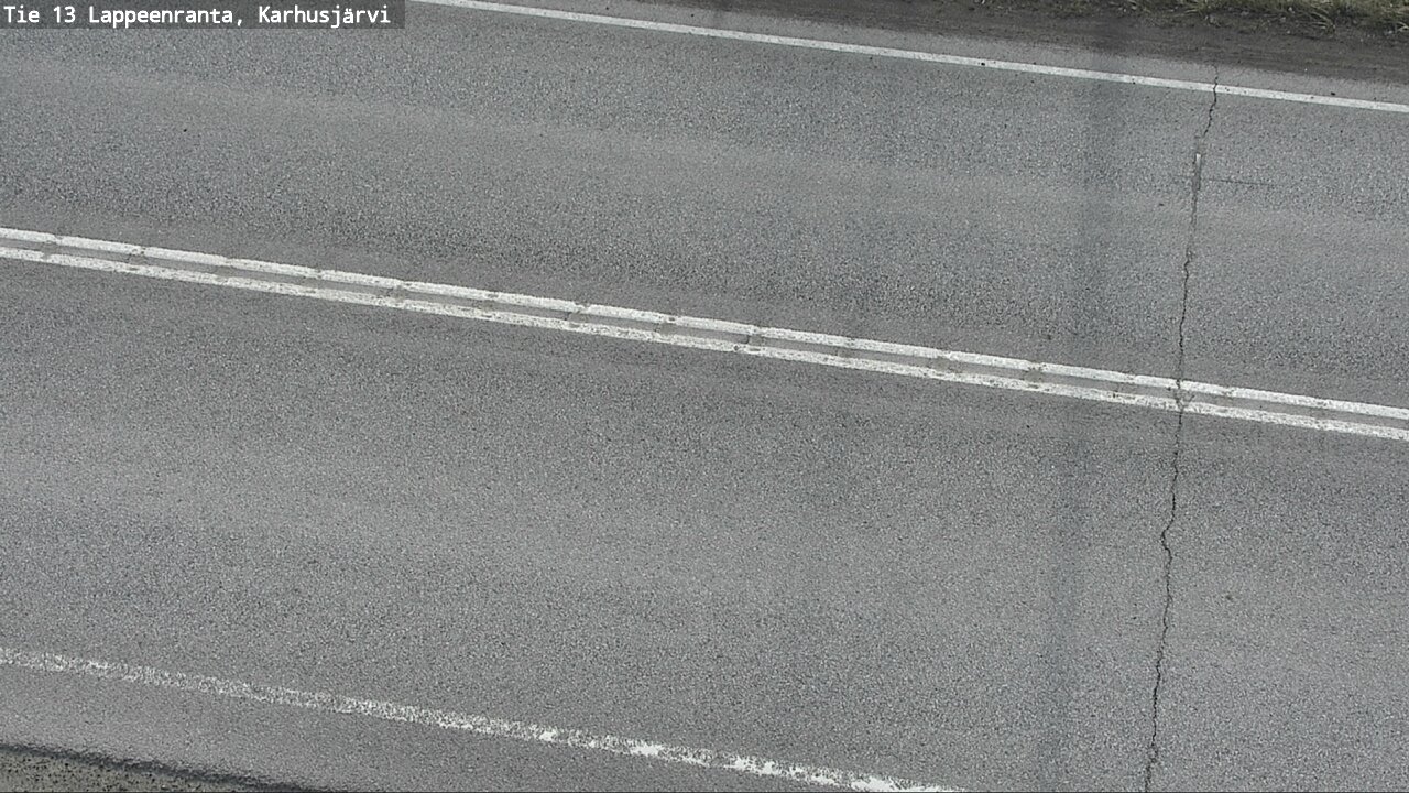 Weather Camera Image Väg 13 Karhusjärvi, Lappeenranta, Etelä-Karjala