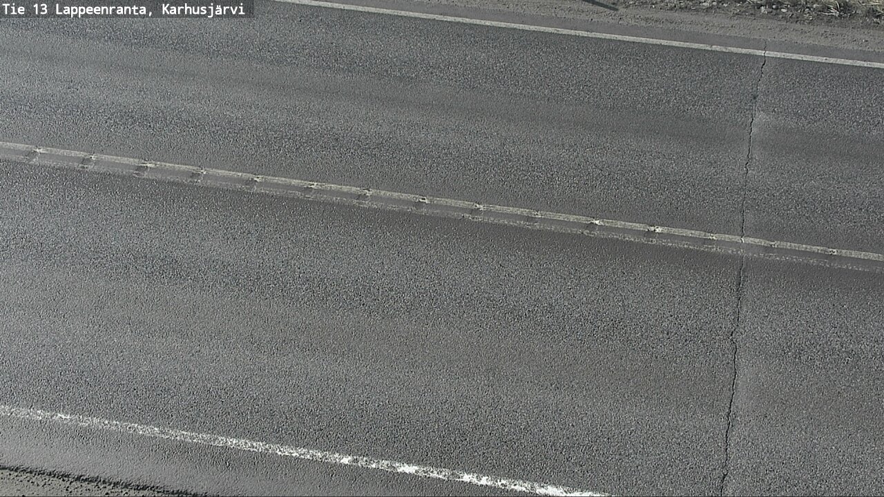 Weather Camera Image Väg 13 Karhusjärvi, Lappeenranta, Etelä-Karjala