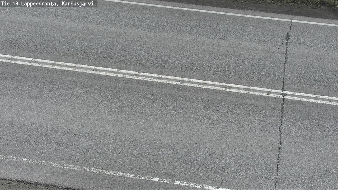 Weather Camera Image Väg 13 Karhusjärvi, Lappeenranta, Etelä-Karjala