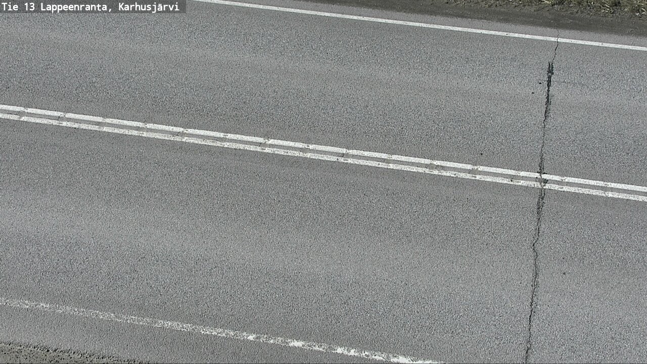 Weather Camera Image Road 13 Karhusjärvi, Lappeenranta, Etelä-Karjala