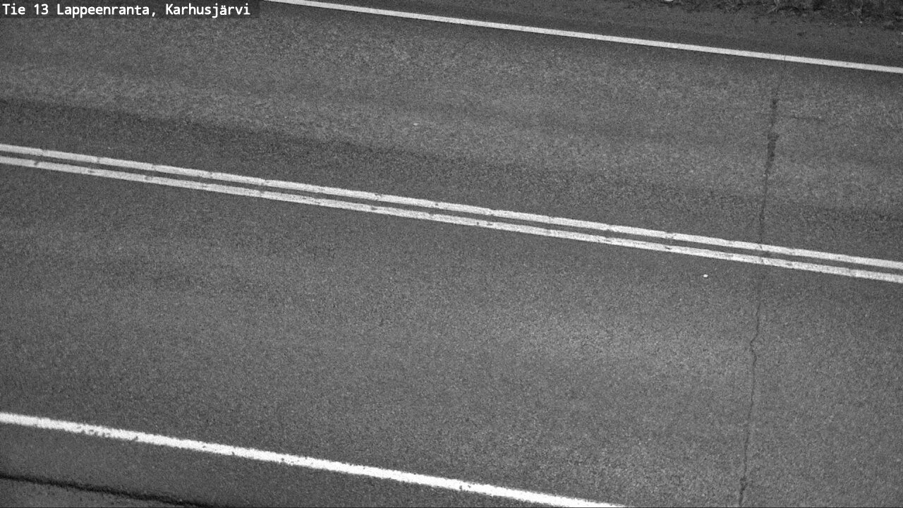 Weather Camera Image Väg 13 Karhusjärvi, Lappeenranta, Etelä-Karjala