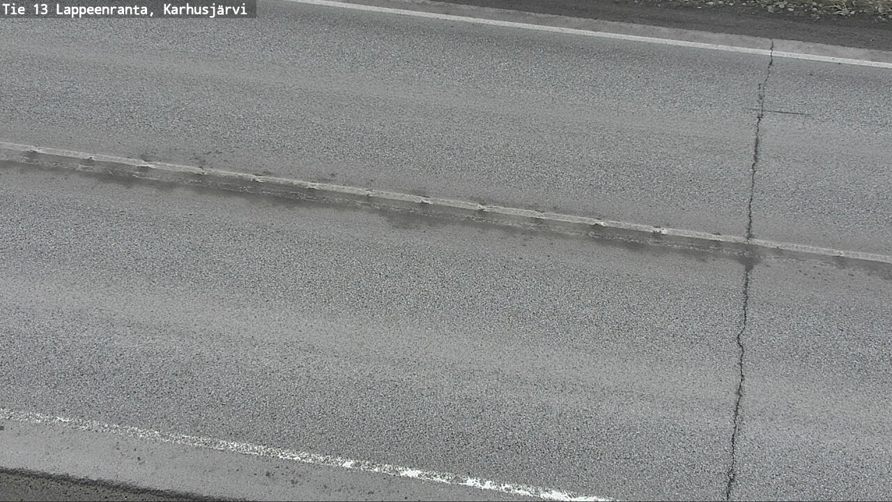 Weather Camera Image Väg 13 Karhusjärvi, Lappeenranta, Etelä-Karjala