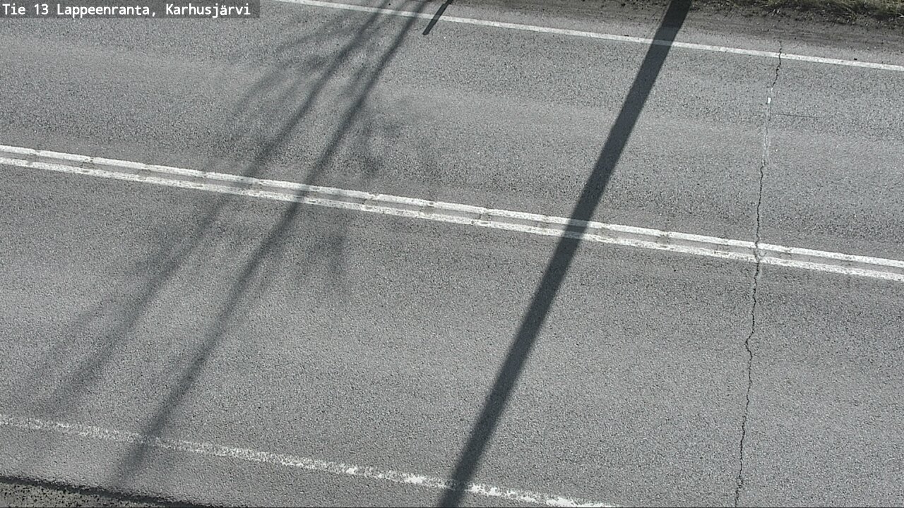 Weather Camera Image Väg 13 Karhusjärvi, Lappeenranta, Etelä-Karjala