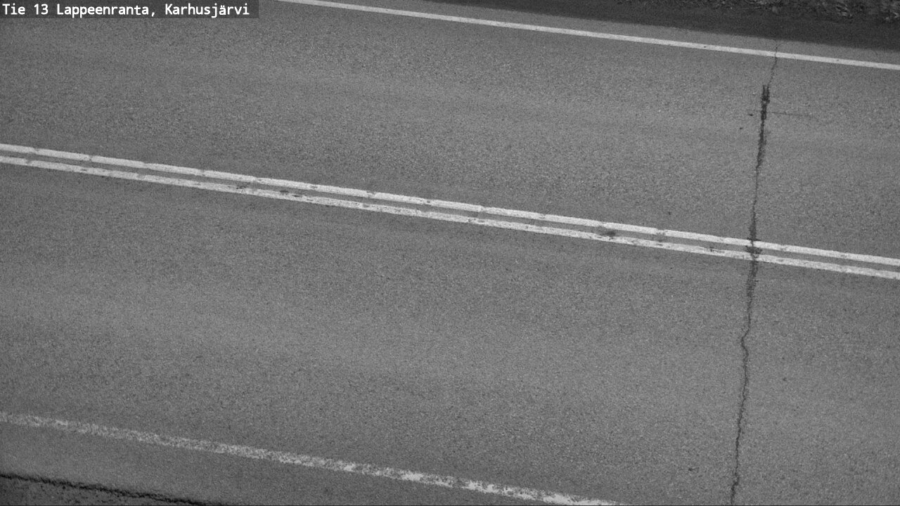 Weather Camera Image Väg 13 Karhusjärvi, Lappeenranta, Etelä-Karjala