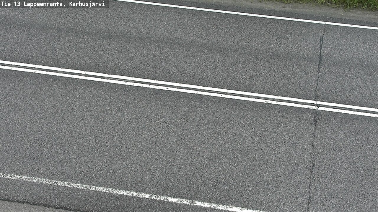 Weather Camera Image Väg 13 Karhusjärvi, Lappeenranta, Etelä-Karjala