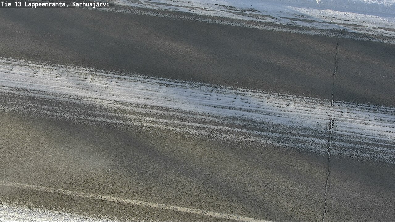 Weather Camera Image Road 13 Karhusjärvi, Lappeenranta, Etelä-Karjala