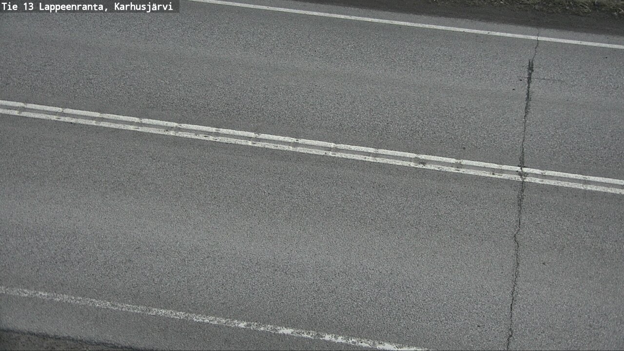 Weather Camera Image Väg 13 Karhusjärvi, Lappeenranta, Etelä-Karjala