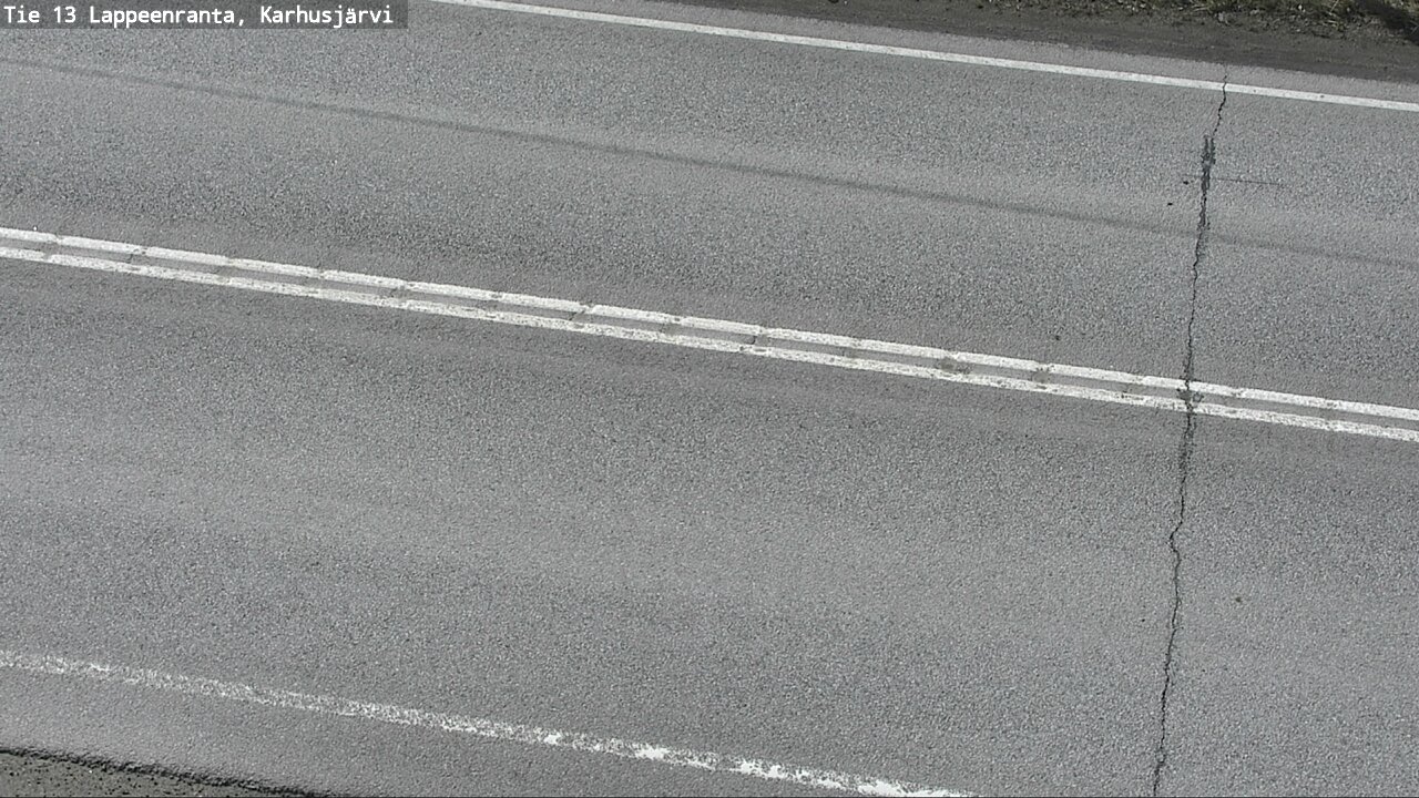 Weather Camera Image Väg 13 Karhusjärvi, Lappeenranta, Etelä-Karjala