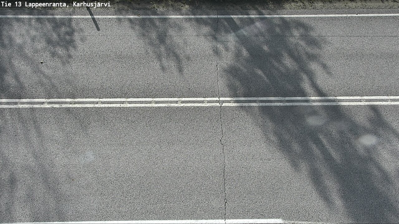 Weather Camera Image Väg 13 Karhusjärvi, Lappeenranta, Etelä-Karjala