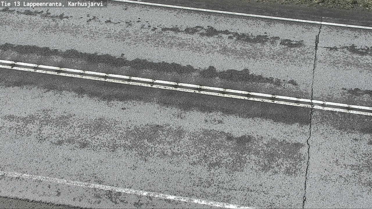 Weather Camera Image Väg 13 Karhusjärvi, Lappeenranta, Etelä-Karjala