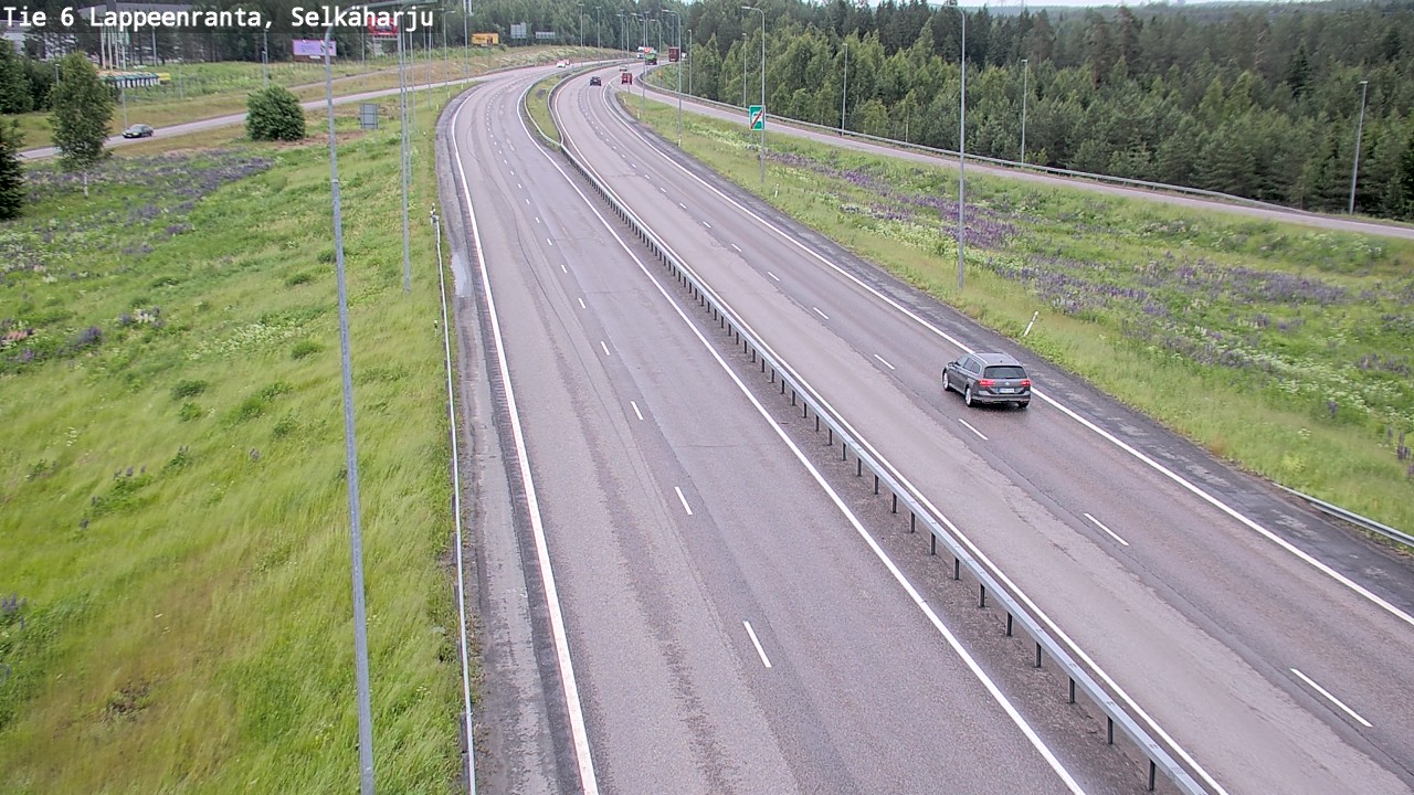Weather Camera Image Road 6 Lappeenranta, Selkäharju, Lappeenranta, Etelä-Karjala