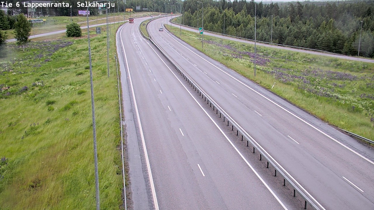 Weather Camera Image Road 6 Lappeenranta, Selkäharju, Lappeenranta, Etelä-Karjala