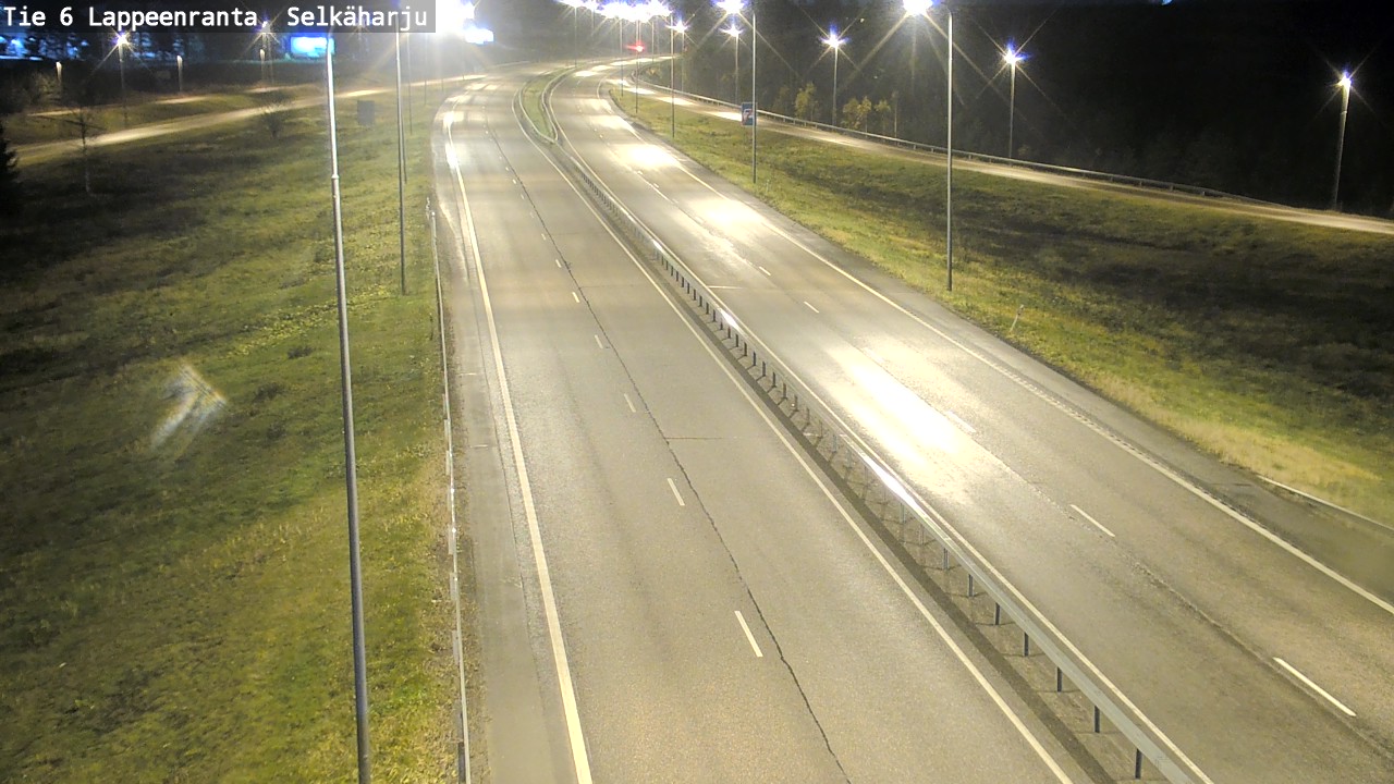 Weather Camera Image Road 6 Lappeenranta, Selkäharju, Lappeenranta, Etelä-Karjala