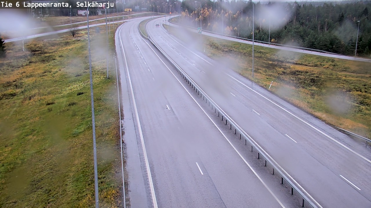 Weather Camera Image Road 6 Lappeenranta, Selkäharju, Lappeenranta, Etelä-Karjala