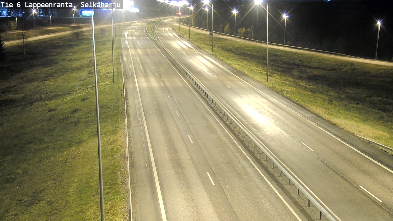 Weather Camera Image Väg 6 Villmanstrand, Selkäharju, Lappeenranta, Etelä-Karjala