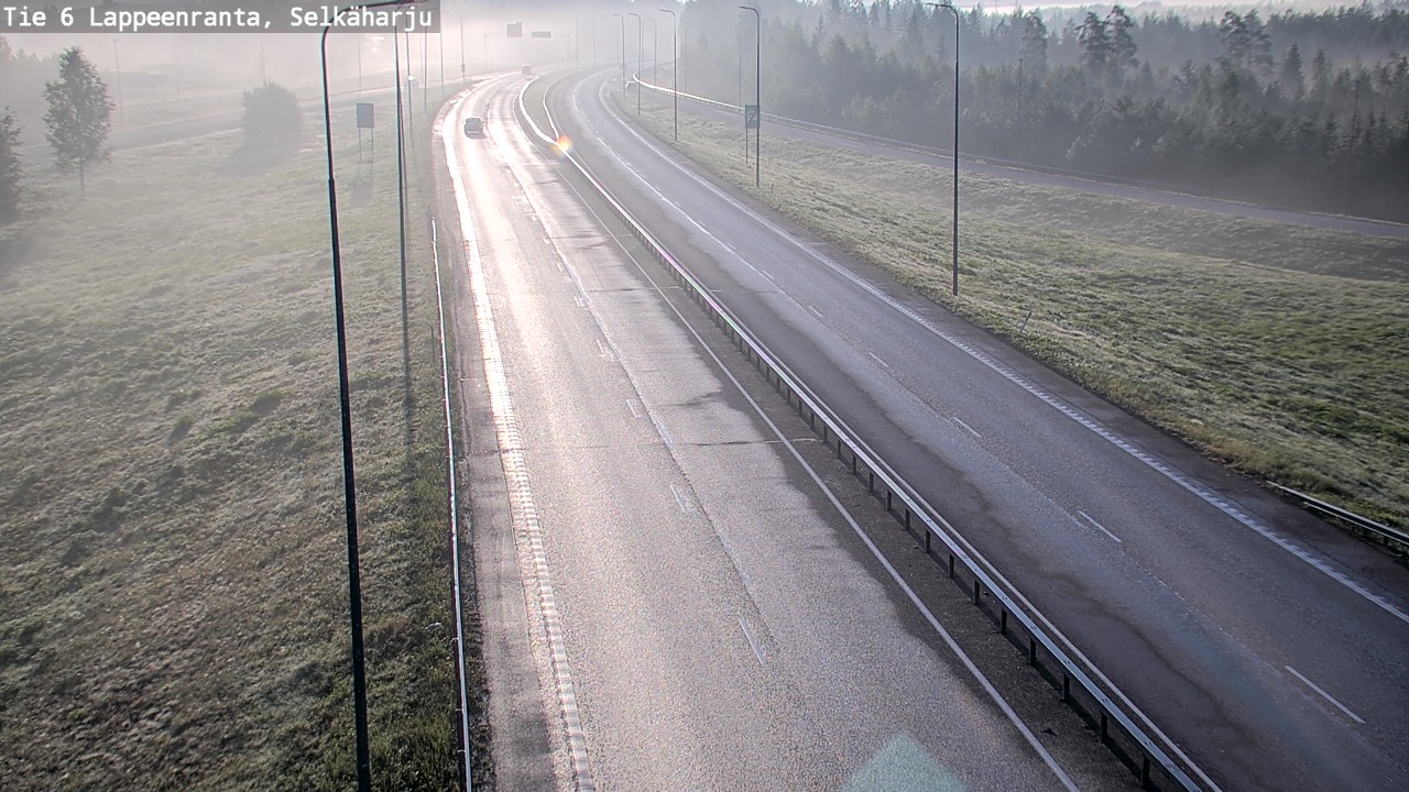 Weather Camera Image Road 6 Lappeenranta, Selkäharju, Lappeenranta, Etelä-Karjala