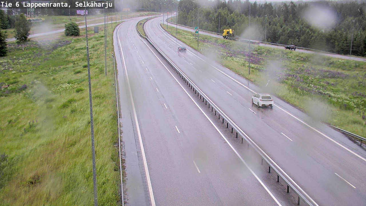 Weather Camera Image Road 6 Lappeenranta, Selkäharju, Lappeenranta, Etelä-Karjala