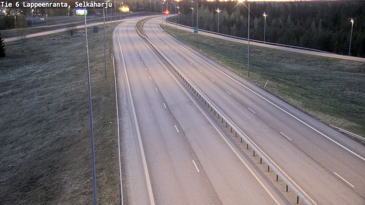 Weather Camera Image Road 6 Lappeenranta, Selkäharju, Lappeenranta, Etelä-Karjala