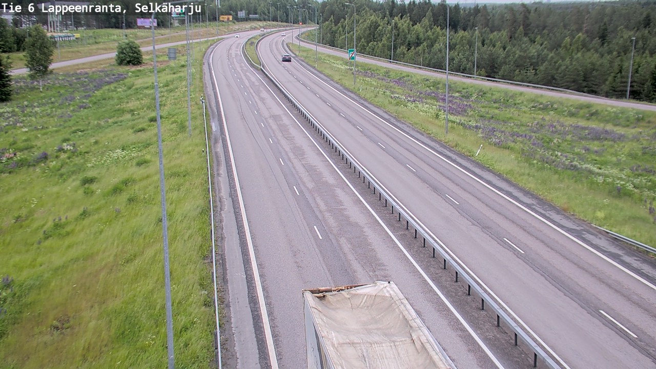 Weather Camera Image Road 6 Lappeenranta, Selkäharju, Lappeenranta, Etelä-Karjala