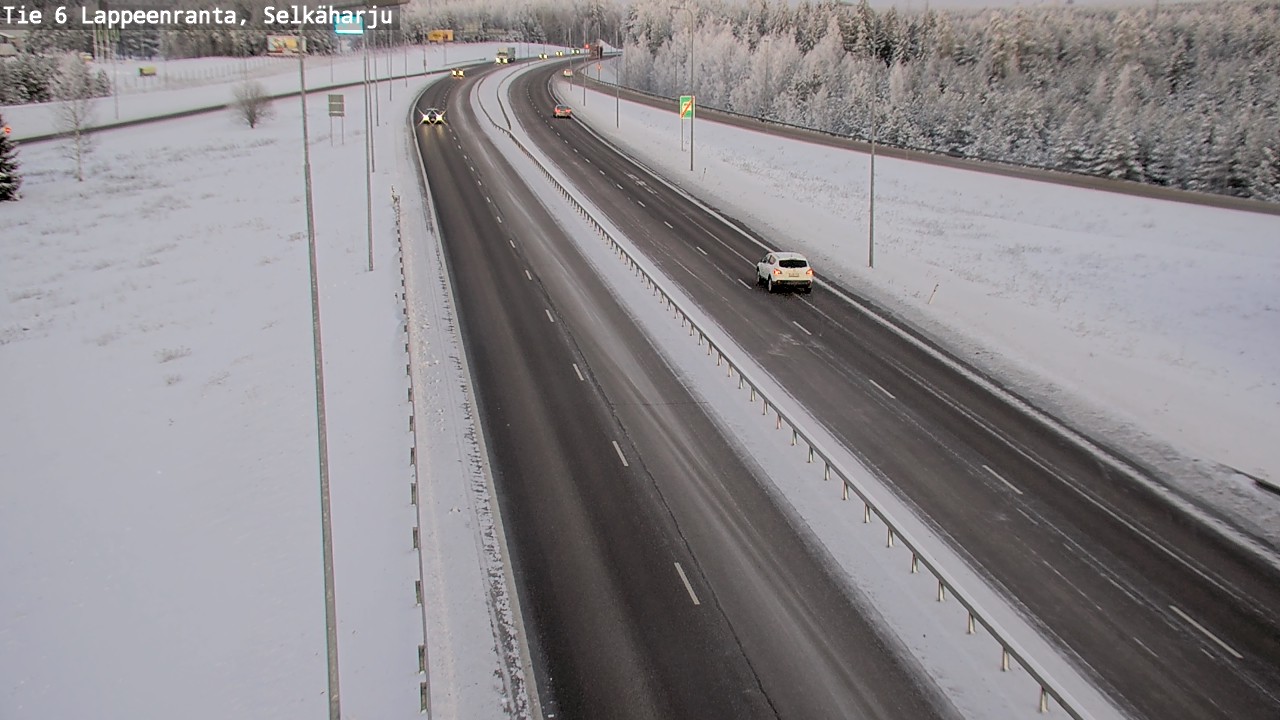 Weather Camera Image Road 6 Lappeenranta, Selkäharju, Lappeenranta, Etelä-Karjala