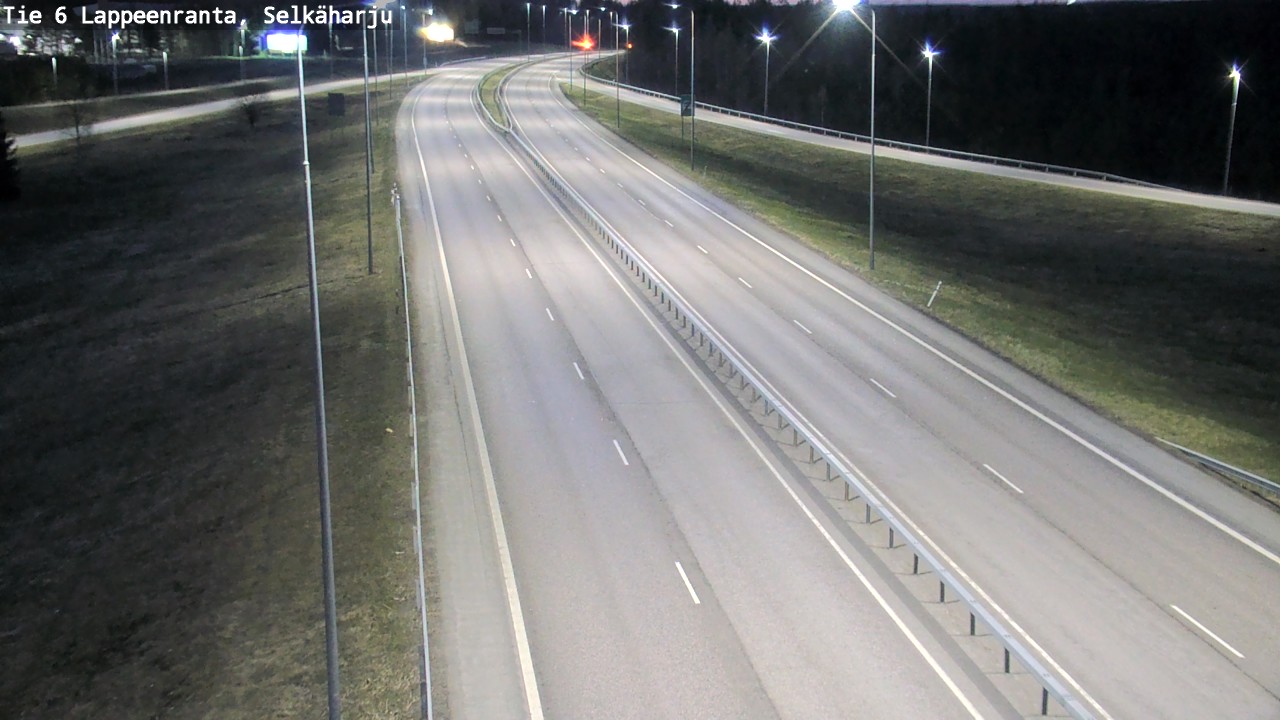 Weather Camera Image Road 6 Lappeenranta, Selkäharju, Lappeenranta, Etelä-Karjala