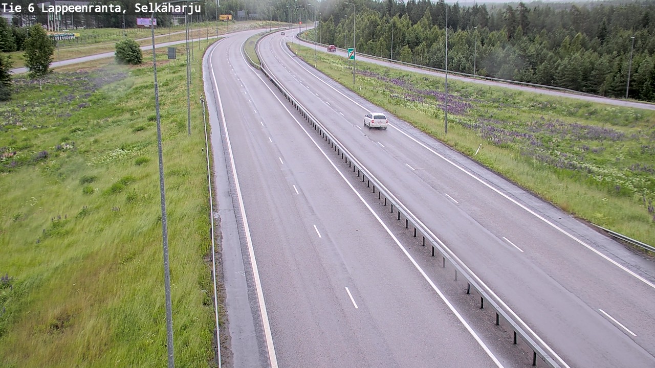 Weather Camera Image Road 6 Lappeenranta, Selkäharju, Lappeenranta, Etelä-Karjala