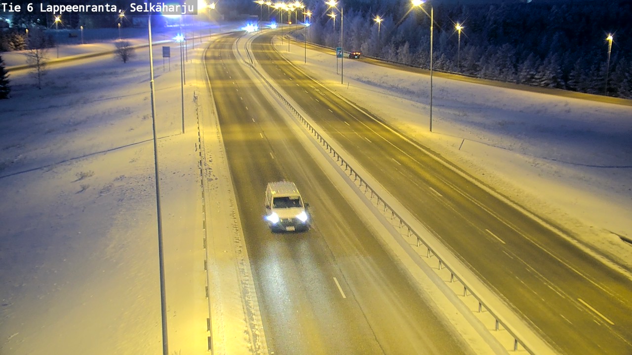 Weather Camera Image Road 6 Lappeenranta, Selkäharju, Lappeenranta, Etelä-Karjala