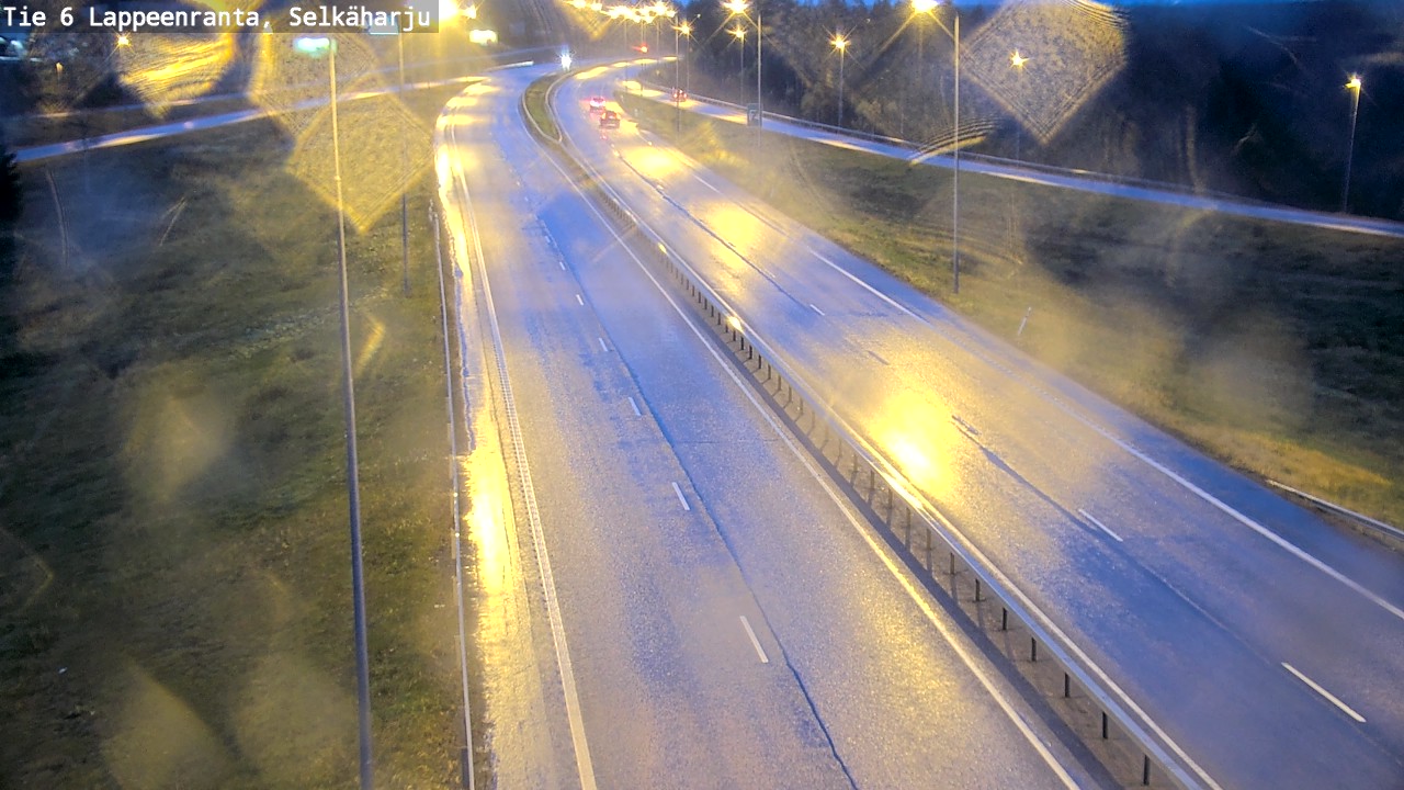 Weather Camera Image Road 6 Lappeenranta, Selkäharju, Lappeenranta, Etelä-Karjala