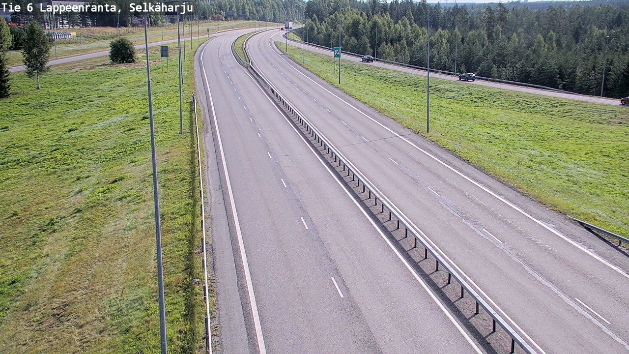 Weather Camera Image Road 6 Lappeenranta, Selkäharju, Lappeenranta, Etelä-Karjala