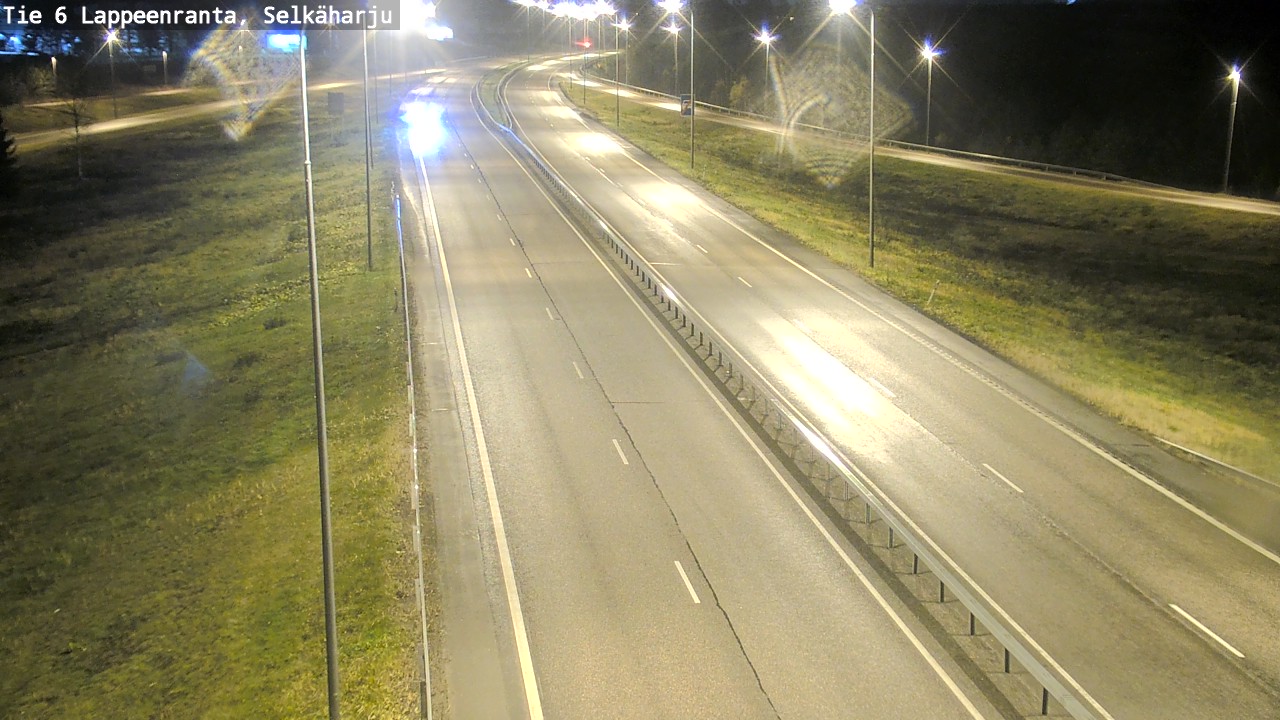 Weather Camera Image Road 6 Lappeenranta, Selkäharju, Lappeenranta, Etelä-Karjala