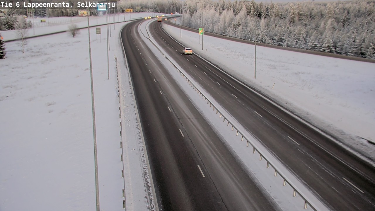 Weather Camera Image Road 6 Lappeenranta, Selkäharju, Lappeenranta, Etelä-Karjala