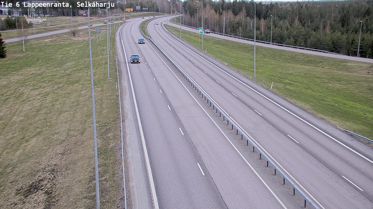 Weather Camera Image Road 6 Lappeenranta, Selkäharju, Lappeenranta, Etelä-Karjala