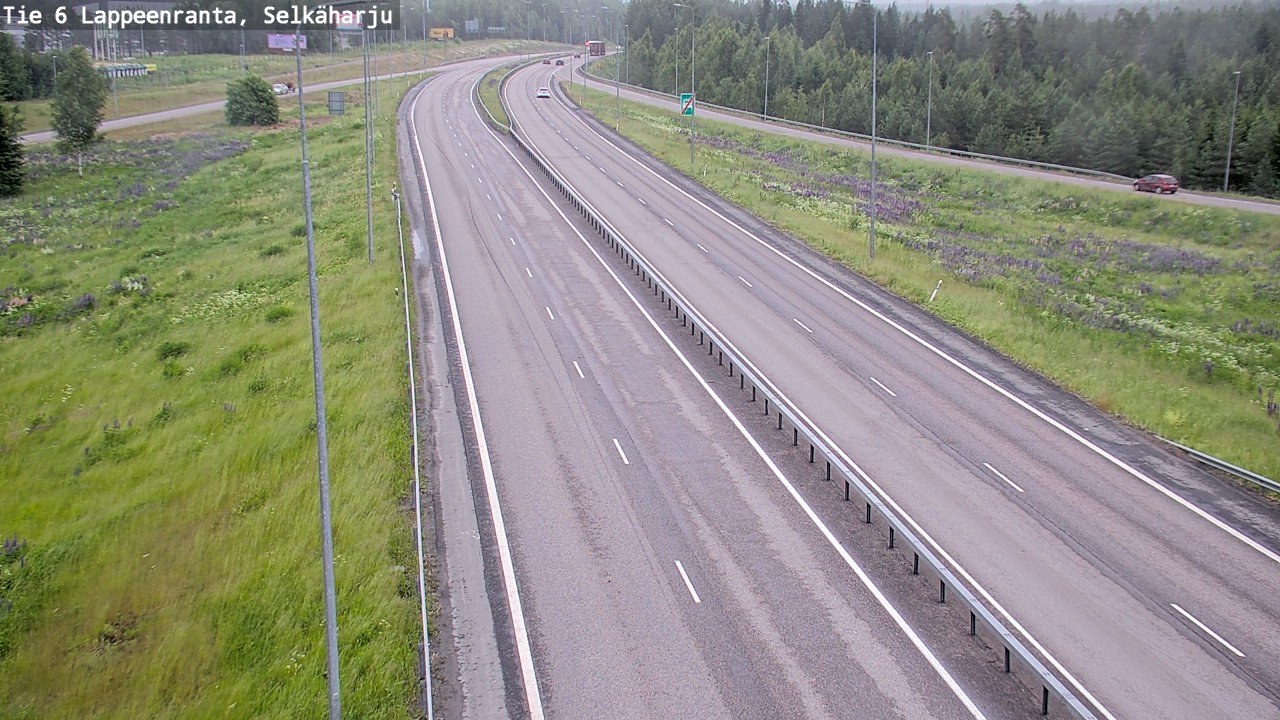Weather Camera Image Road 6 Lappeenranta, Selkäharju, Lappeenranta, Etelä-Karjala