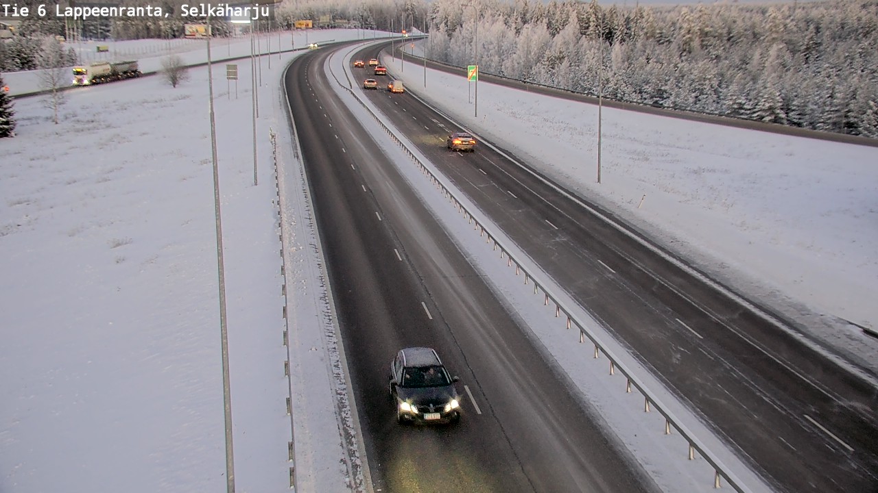 Weather Camera Image Road 6 Lappeenranta, Selkäharju, Lappeenranta, Etelä-Karjala