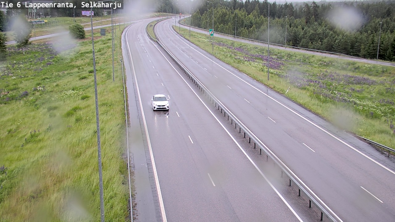 Weather Camera Image Road 6 Lappeenranta, Selkäharju, Lappeenranta, Etelä-Karjala