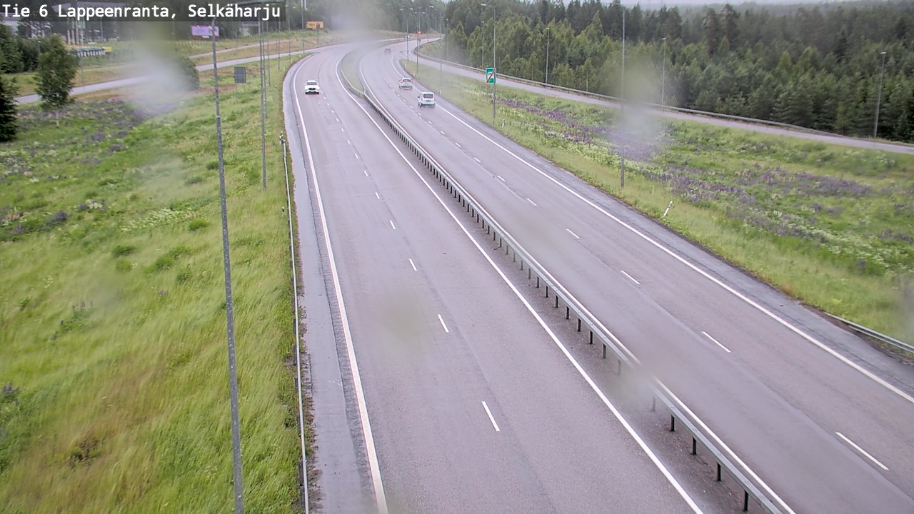 Weather Camera Image Road 6 Lappeenranta, Selkäharju, Lappeenranta, Etelä-Karjala