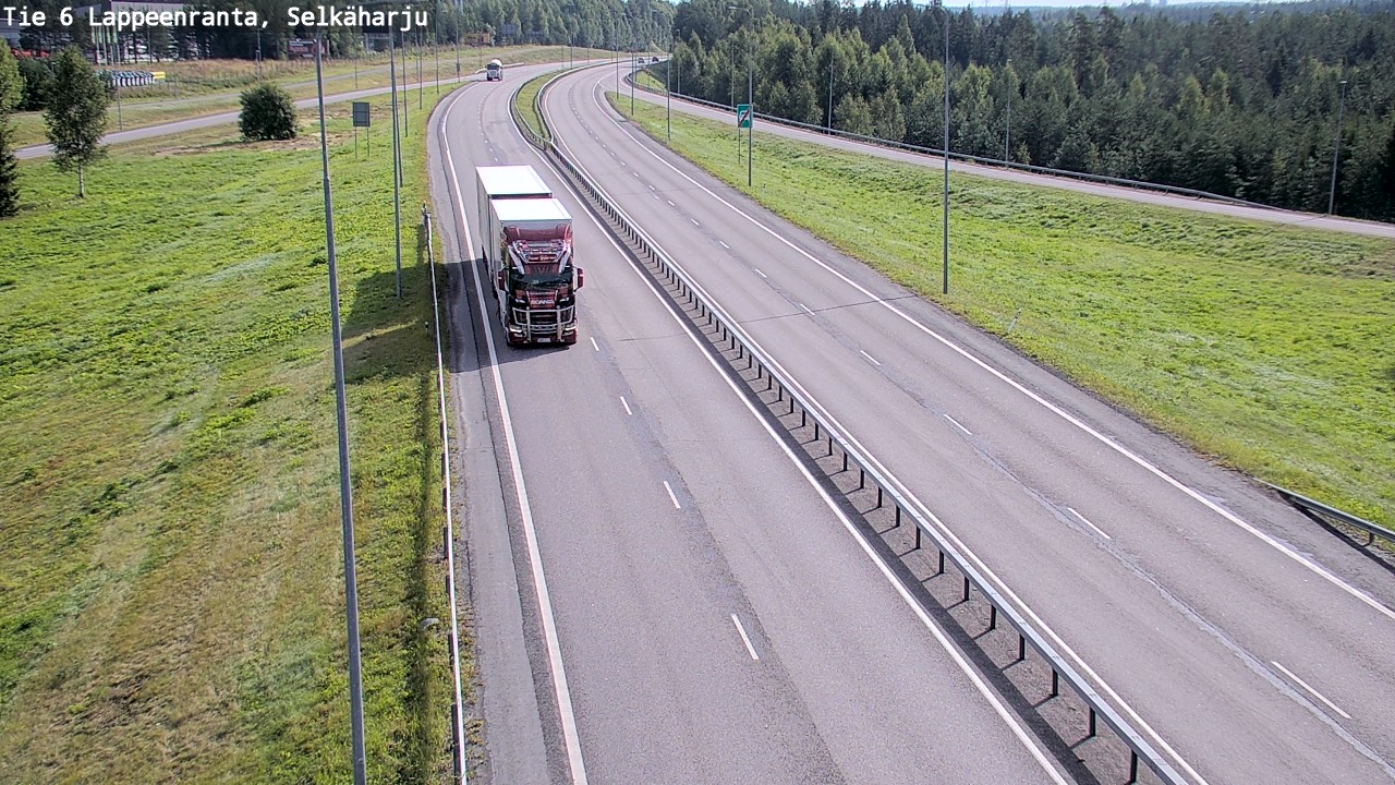 Weather Camera Image Road 6 Lappeenranta, Selkäharju, Lappeenranta, Etelä-Karjala
