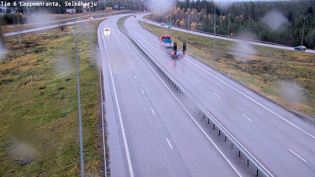 Weather Camera Image Road 6 Lappeenranta, Selkäharju, Lappeenranta, Etelä-Karjala