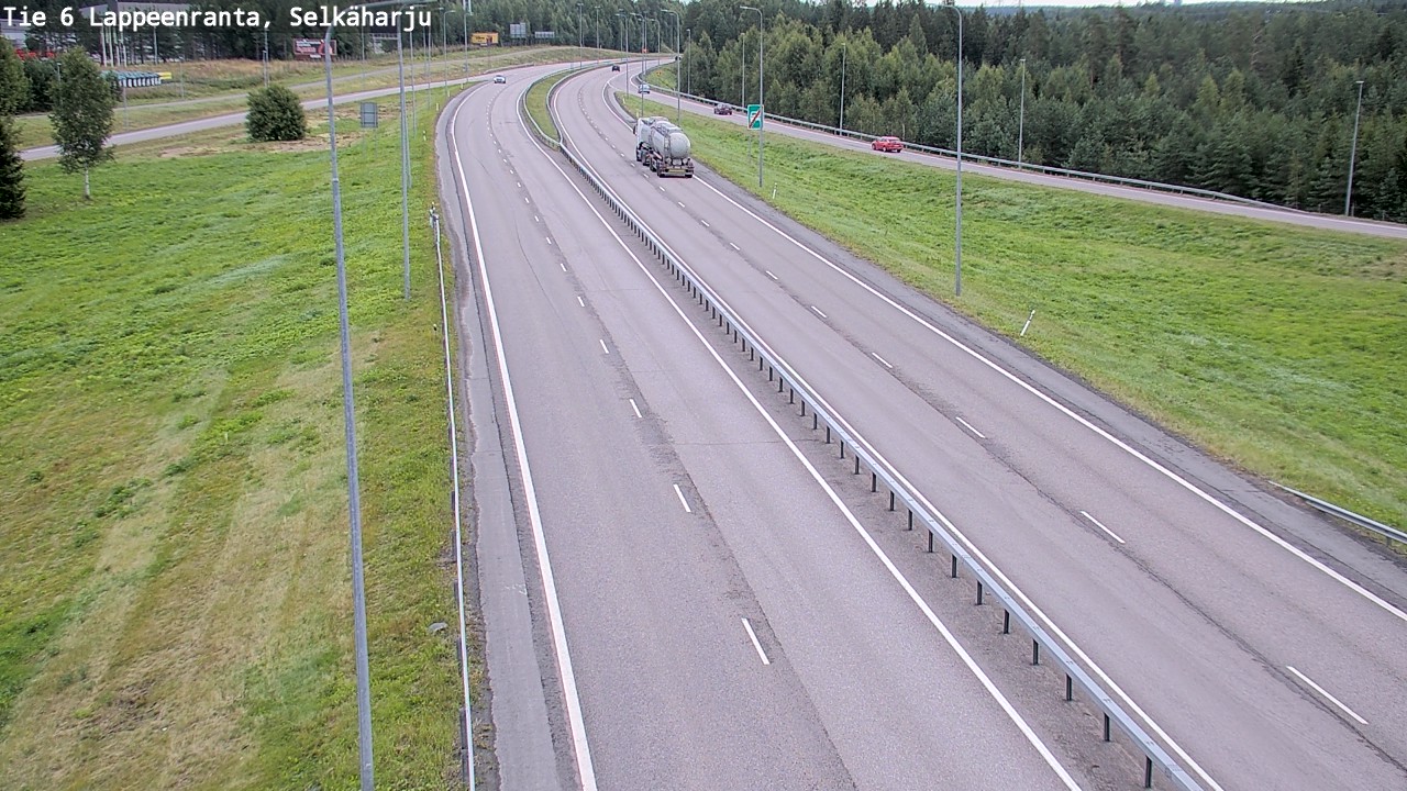 Weather Camera Image Road 6 Lappeenranta, Selkäharju, Lappeenranta, Etelä-Karjala