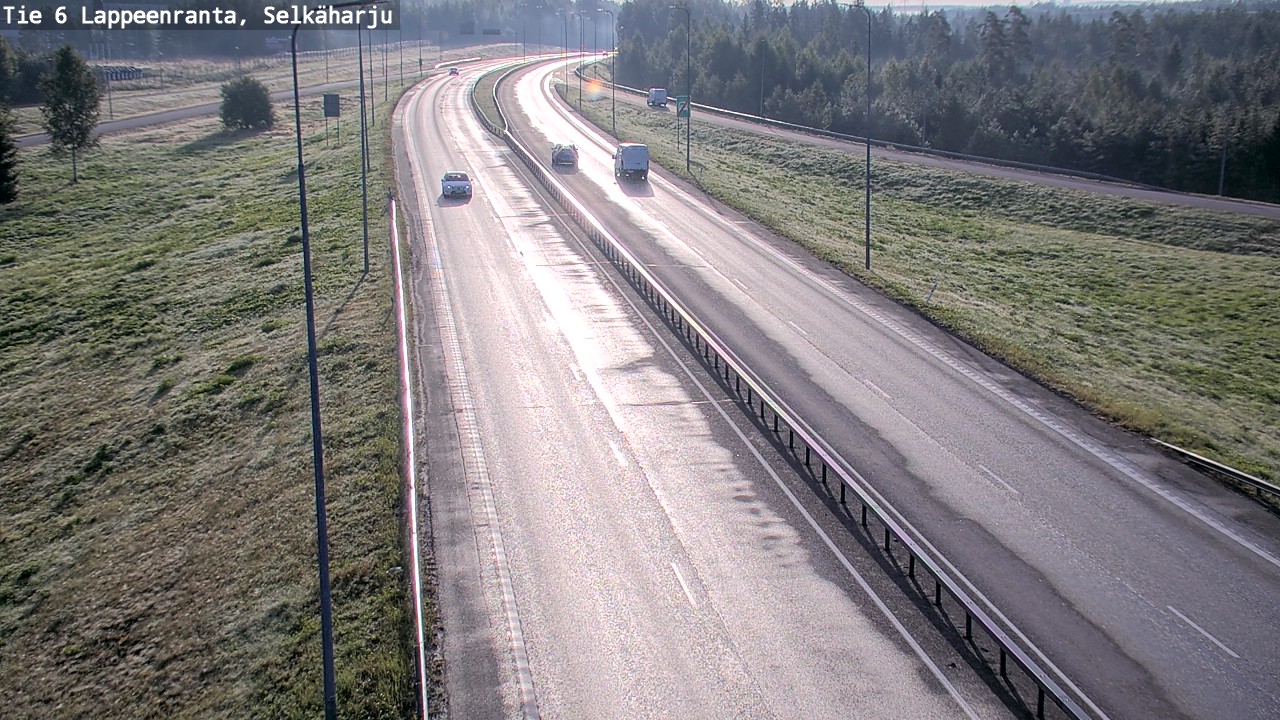Weather Camera Image Road 6 Lappeenranta, Selkäharju, Lappeenranta, Etelä-Karjala