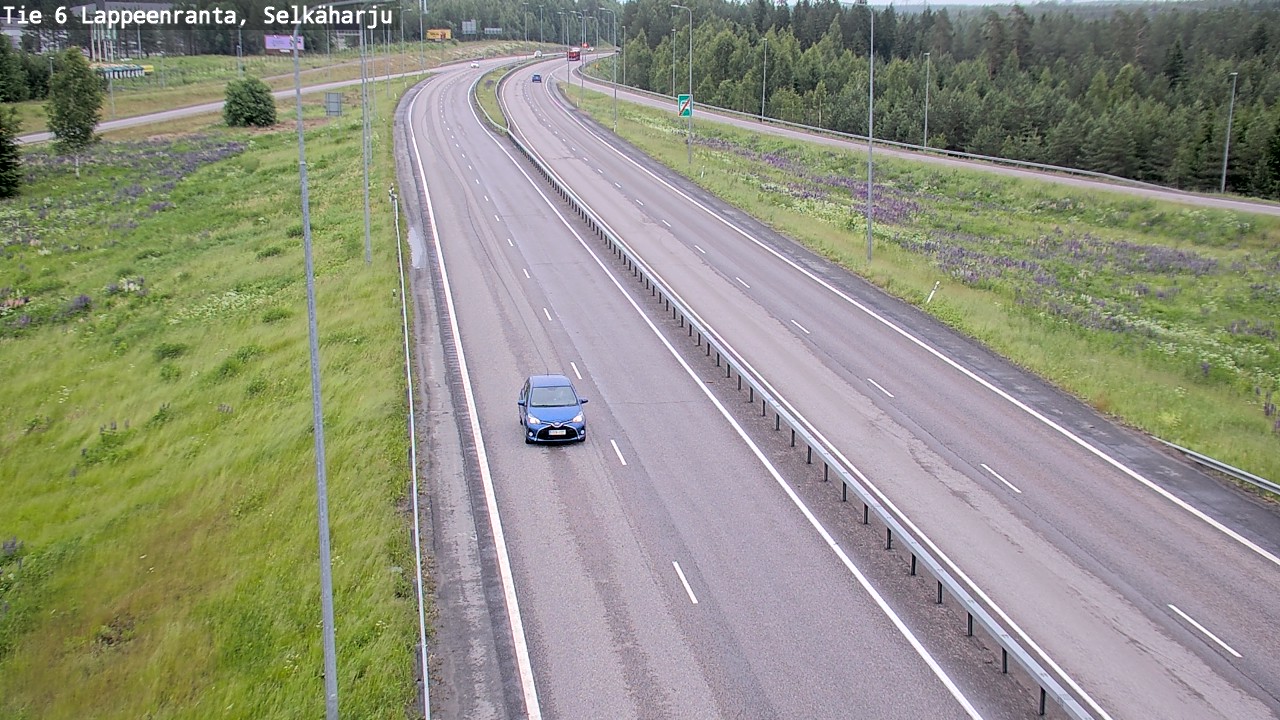 Weather Camera Image Road 6 Lappeenranta, Selkäharju, Lappeenranta, Etelä-Karjala