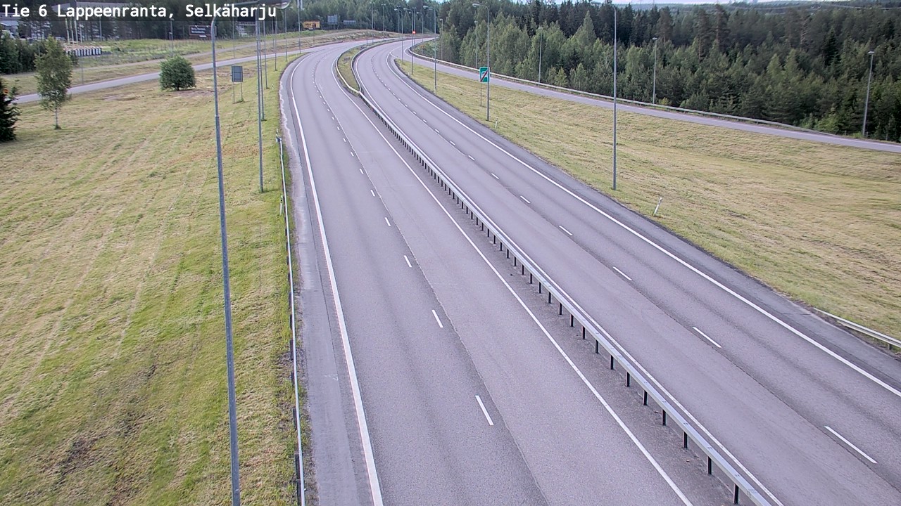 Weather Camera Image Road 6 Lappeenranta, Selkäharju, Lappeenranta, Etelä-Karjala