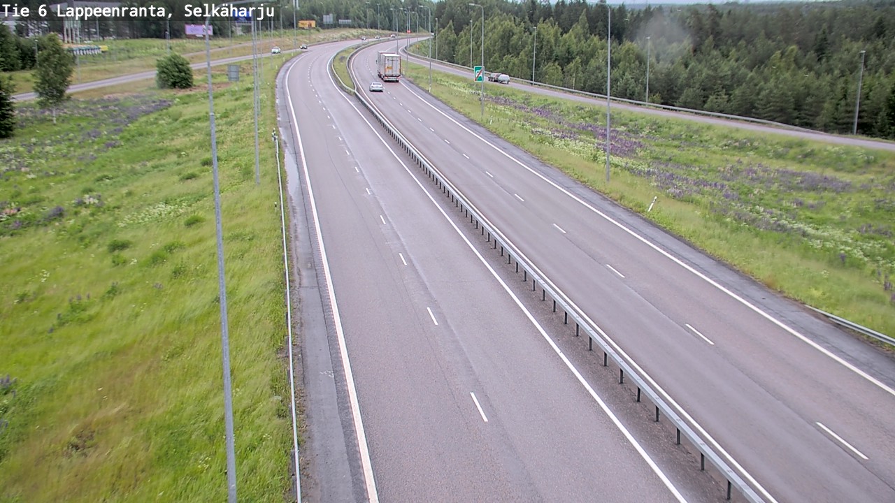Weather Camera Image Road 6 Lappeenranta, Selkäharju, Lappeenranta, Etelä-Karjala