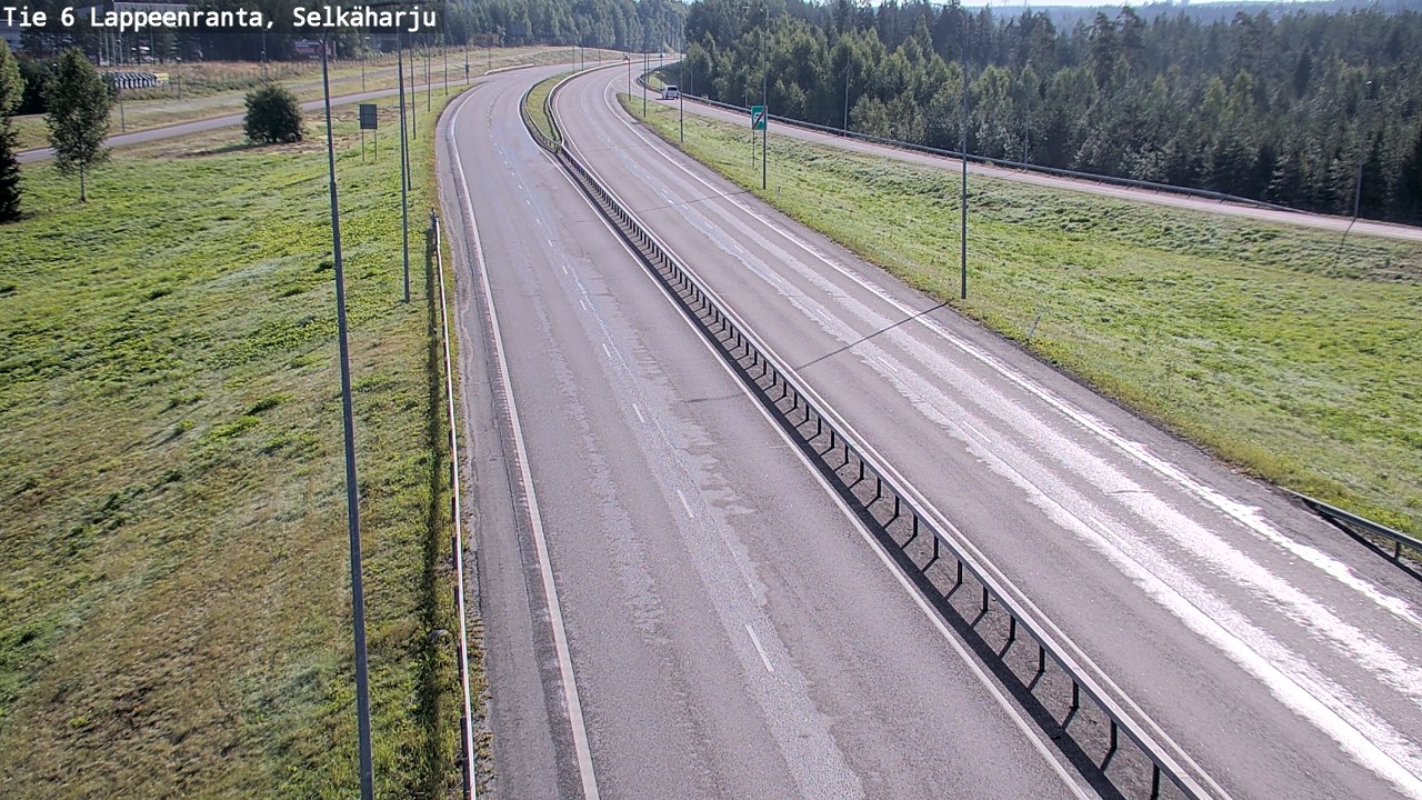 Weather Camera Image Road 6 Lappeenranta, Selkäharju, Lappeenranta, Etelä-Karjala