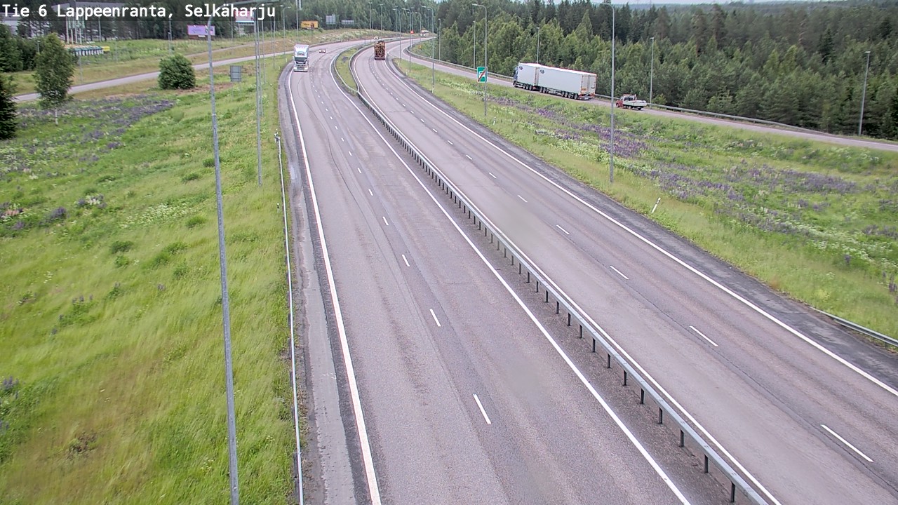 Weather Camera Image Road 6 Lappeenranta, Selkäharju, Lappeenranta, Etelä-Karjala