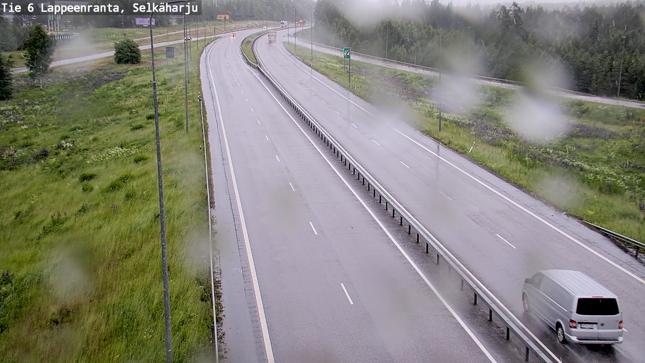 Weather Camera Image Road 6 Lappeenranta, Selkäharju, Lappeenranta, Etelä-Karjala
