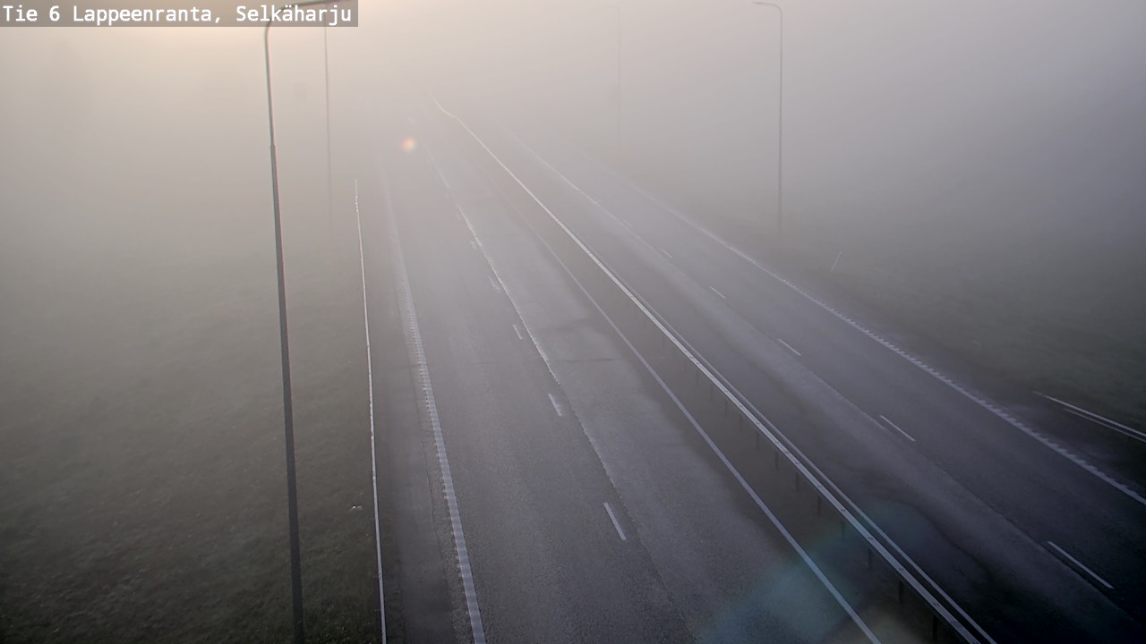 Weather Camera Image Road 6 Lappeenranta, Selkäharju, Lappeenranta, Etelä-Karjala